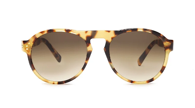 Leopard/Brown Gradient Lens