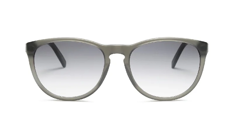 Opaque Smoke Crystal/Blue Gray Gradient Lens