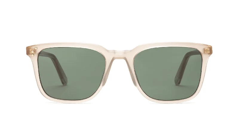 Matte Champagne/Polarized Bottle Green Lens