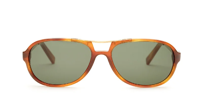 Caramel Amber/Bottle Green Lens