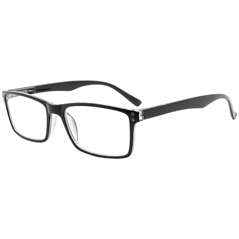 Elegant Rectangle Reading Glasses Comfort Classic Readers R802