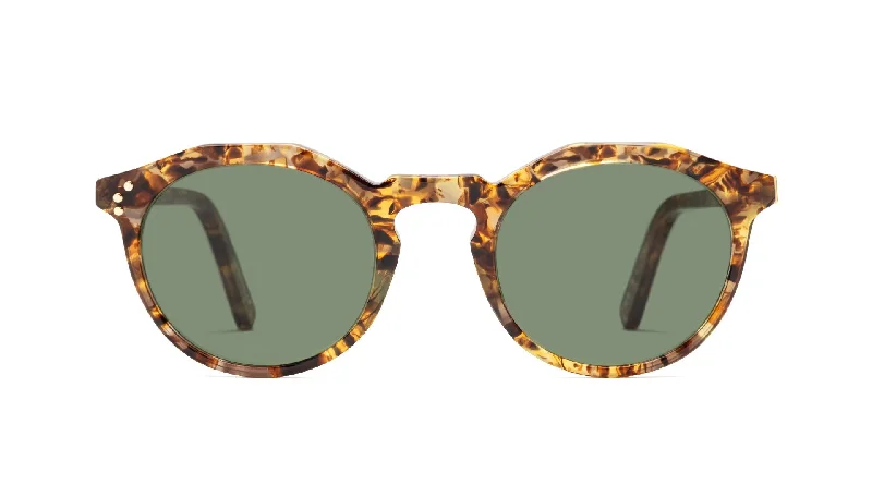 Burnt Palm/Polarized Bottle Green Lens