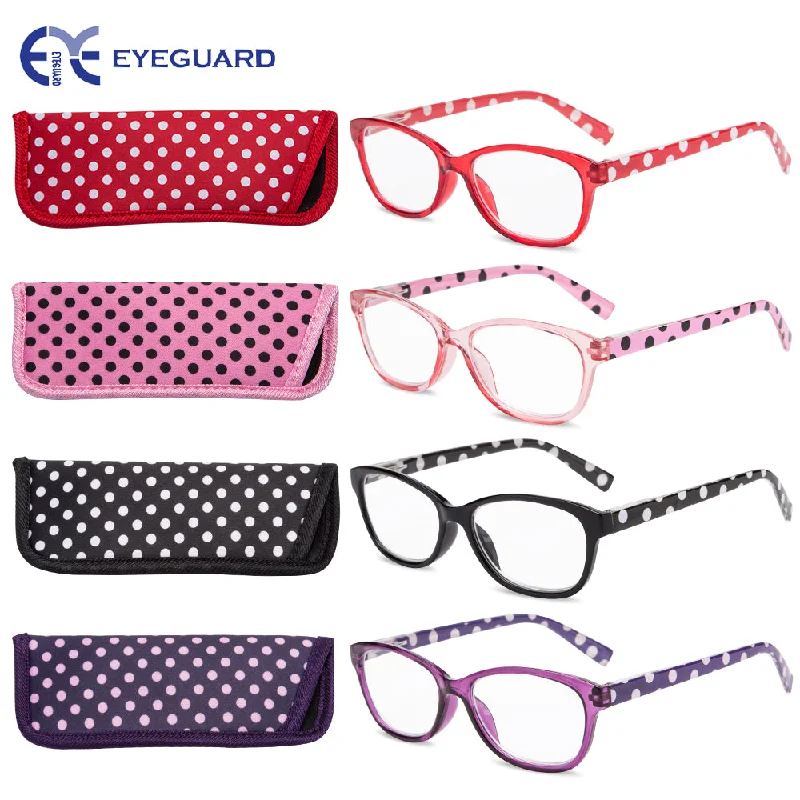 Eyeguard Women's Full Rim Oval  Tr 90 Reading Glasses L1605