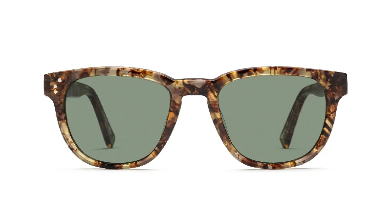 Burnt Palm/Polarized Bottle Green Lens