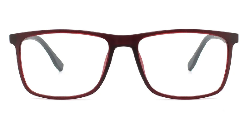 Contemporary Accented Rectangular Glasses MZ07-06