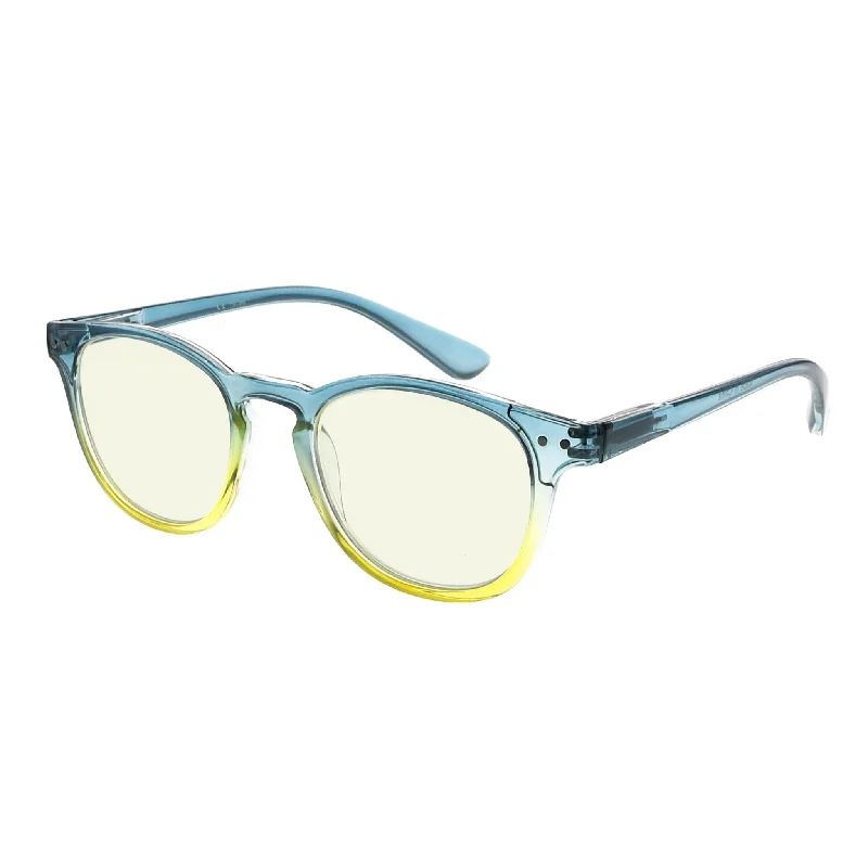 Oval Blue Light Filter Reading Glasses UVR144