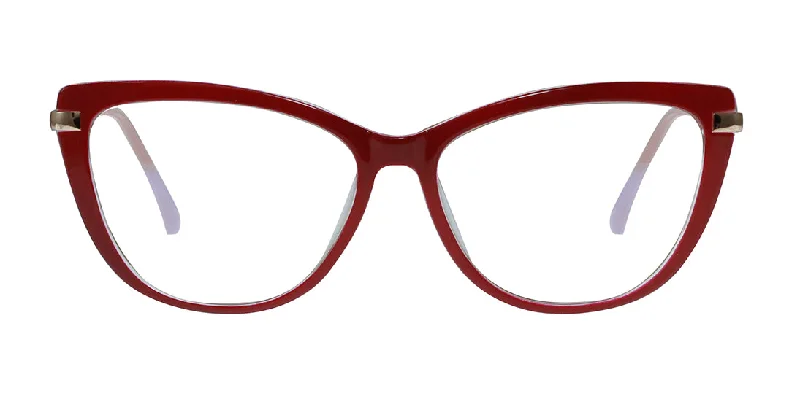 Striking Floral Reading Glasses 7697 Red