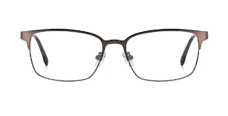 Bronze Robust Metal Plastic Reading Glasses MT-34683