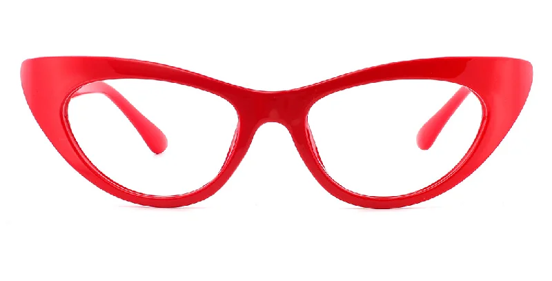 Beautiful Acetate Cat-eye Reading Glasses P6327 Red