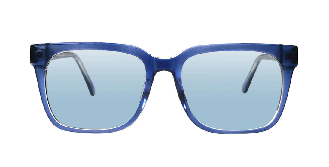 Brilliant Translucent Reader Sunglasses ST6179 Blue Violet