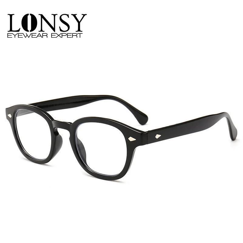 Lonsy Unisex Full Rim Round Polycarbonate Reading Glasses 1820