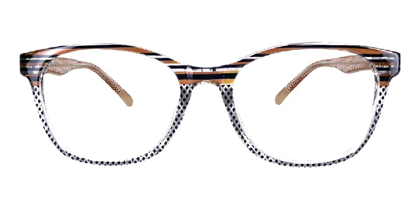 Striped Polka Dot Frame S2874E