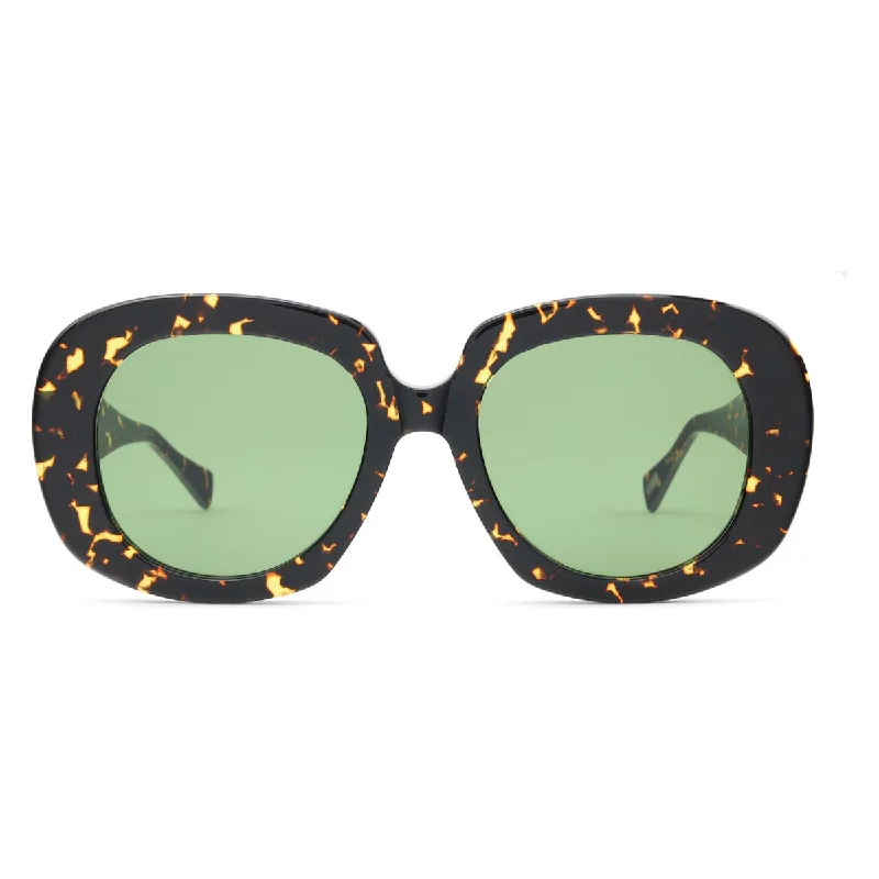 Dark Tortoise - Green Lens