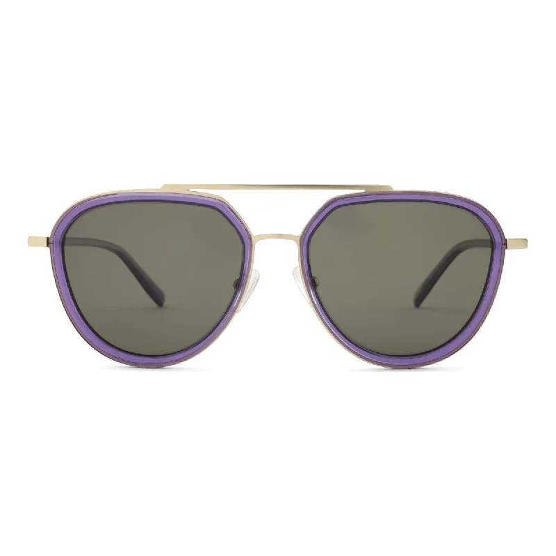 Metallic Purple / Gold - Grey Lens