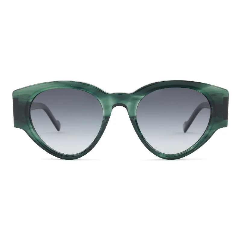 Green Stripe - Grey Gradient Lens