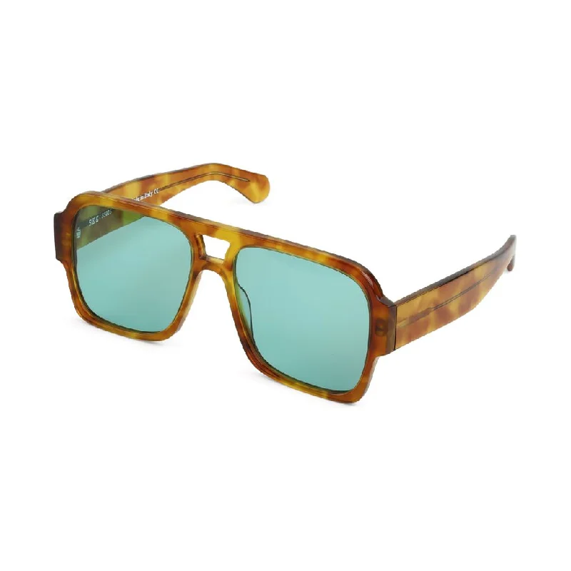 Butterscotch Tortoise - Teal Lens