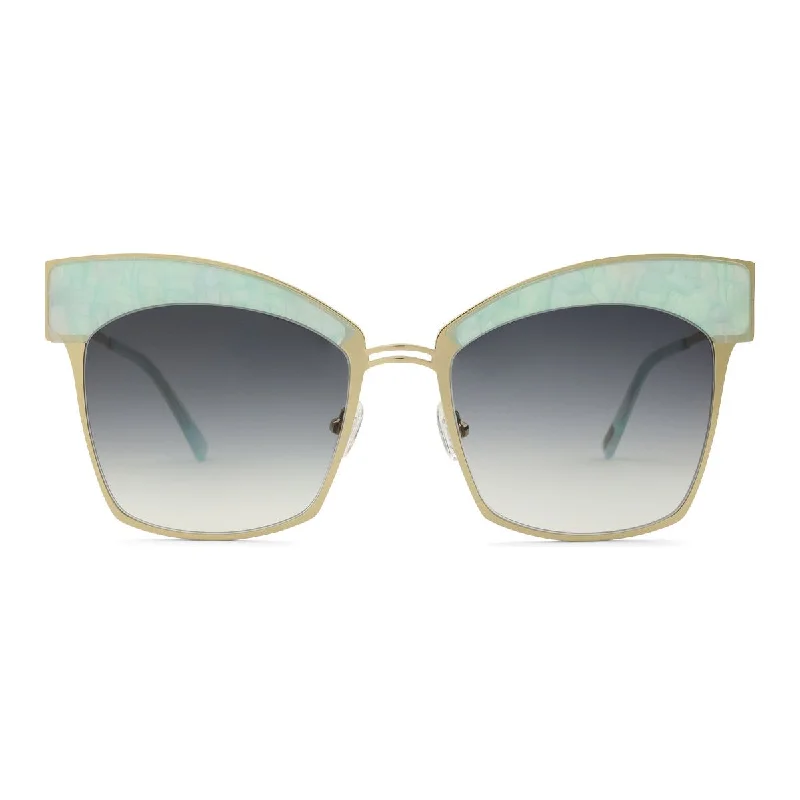 Mint Pearl / Gold - Grey Gradient Lens