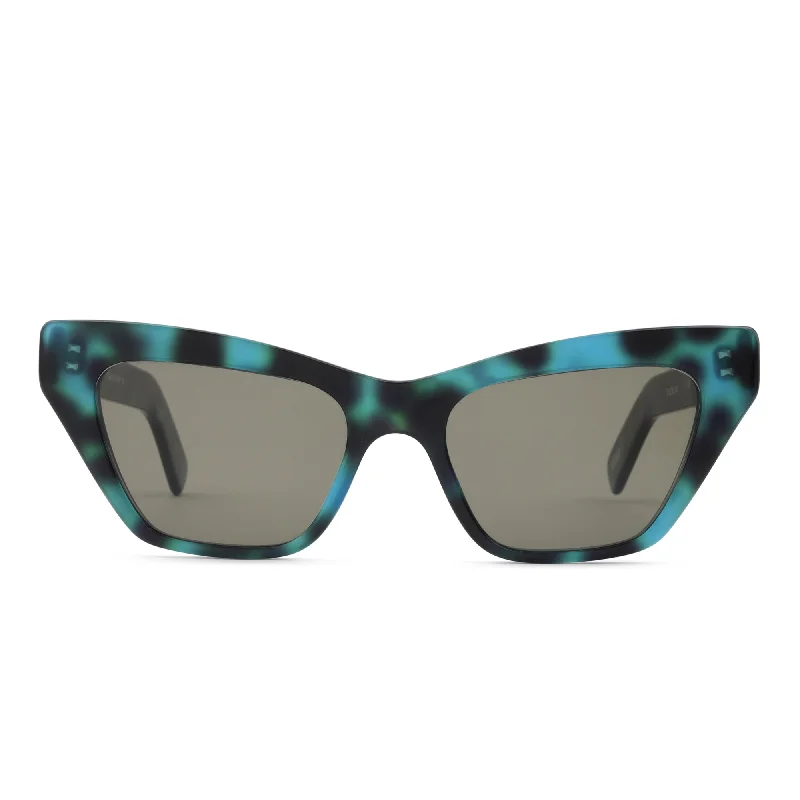 Teal Havana - Brown Lens