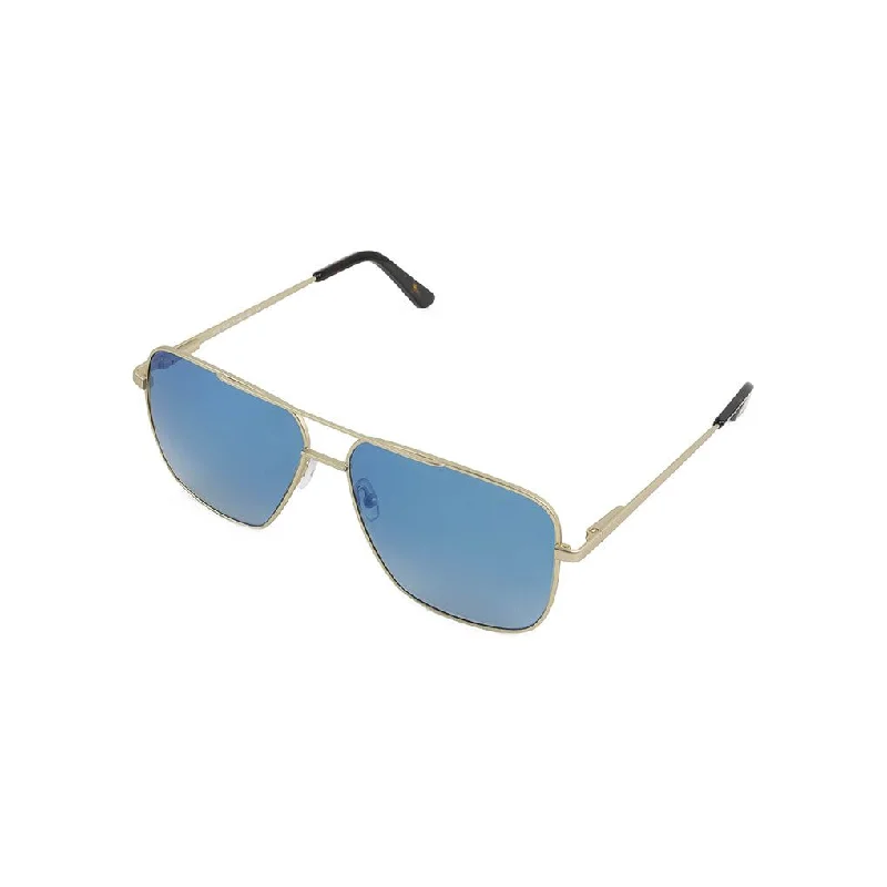 Matte Gold / Blue Mirror Gradient Lens