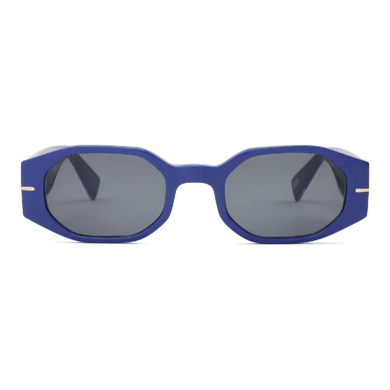 Royal Blue - Grey Lens