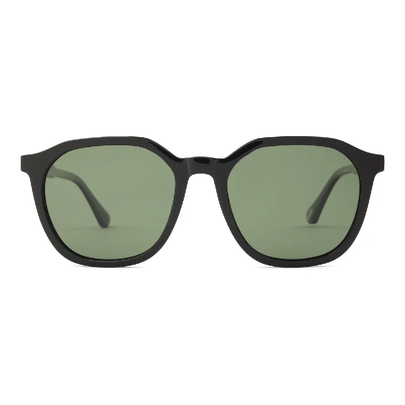 Matte Black - Green Lens