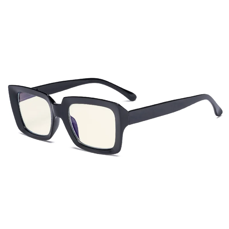 Stylish Thicker Frame Blue Light Filter Reading Glasses UVR9107