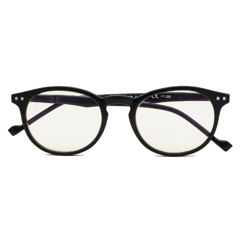 Stylish Chic Oval Blue Light Computer Reading Glasses 1-CG071