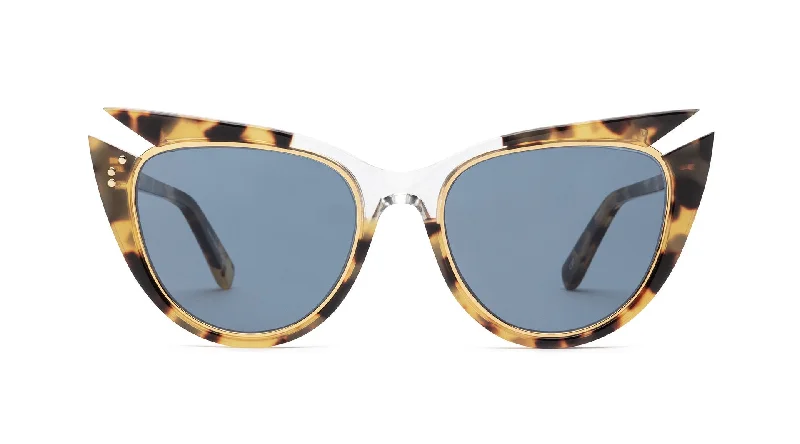 Leopard Crystal/Polarized Indigo Lens