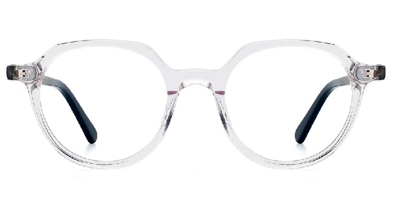 Classy Geometric Plastic Eyeglasses WD1326P