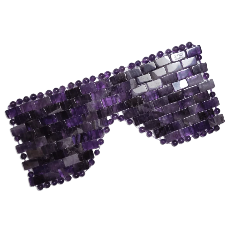 Amethyst EYE MASK- Handmade