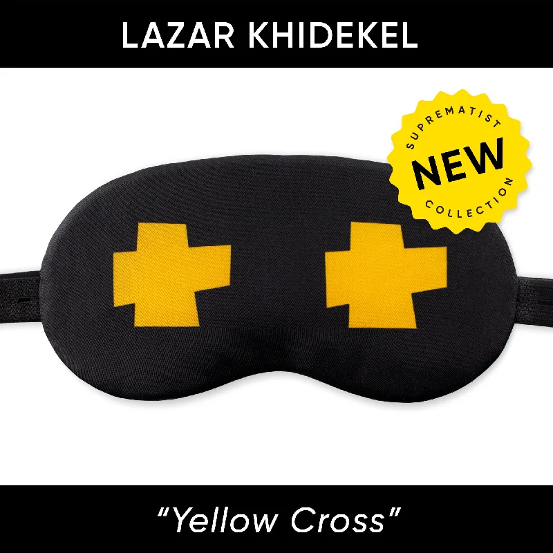 Yellow Cross Sleep Mask