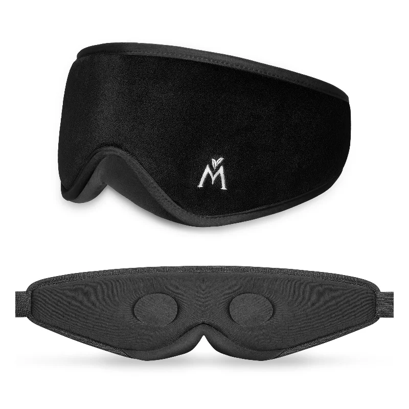 Mavogel 3D Contoured Cup Sleeping Eye Mask, Zero Eye Pressure Night Blindfold, Block Out Light for Naps/Shift Work