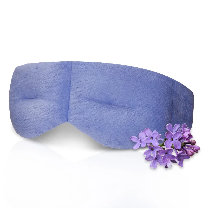 Mavogel Lavender Flaxseed Eye Mask - Weighted Eye Mask for Dry Eyes, Microwave Warm Eye Compress, Moist Heated Sleep Mask for Dry Eyes