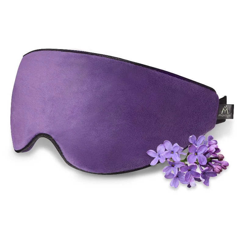 Mavogel Lavender Scented Sleep Mask - Ultra Lightweight Design, Lavender Eye Mask for Yoga Meditation