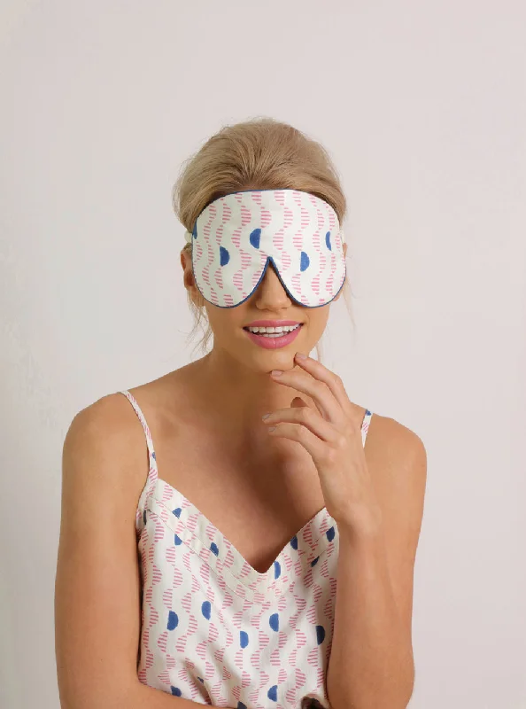 Mulberry Silk Eye Mask - Kochi Pink