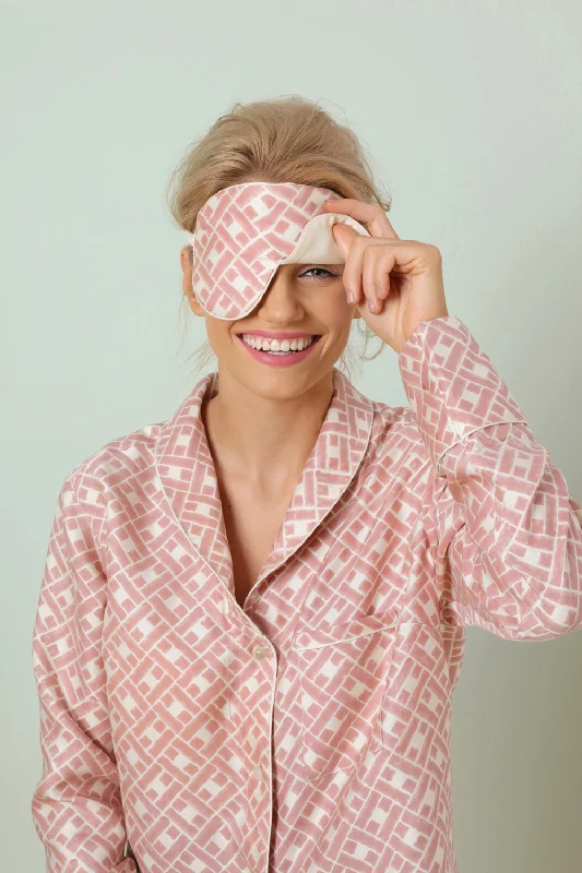 Mulberry Silk Eye Mask - Leh Blush