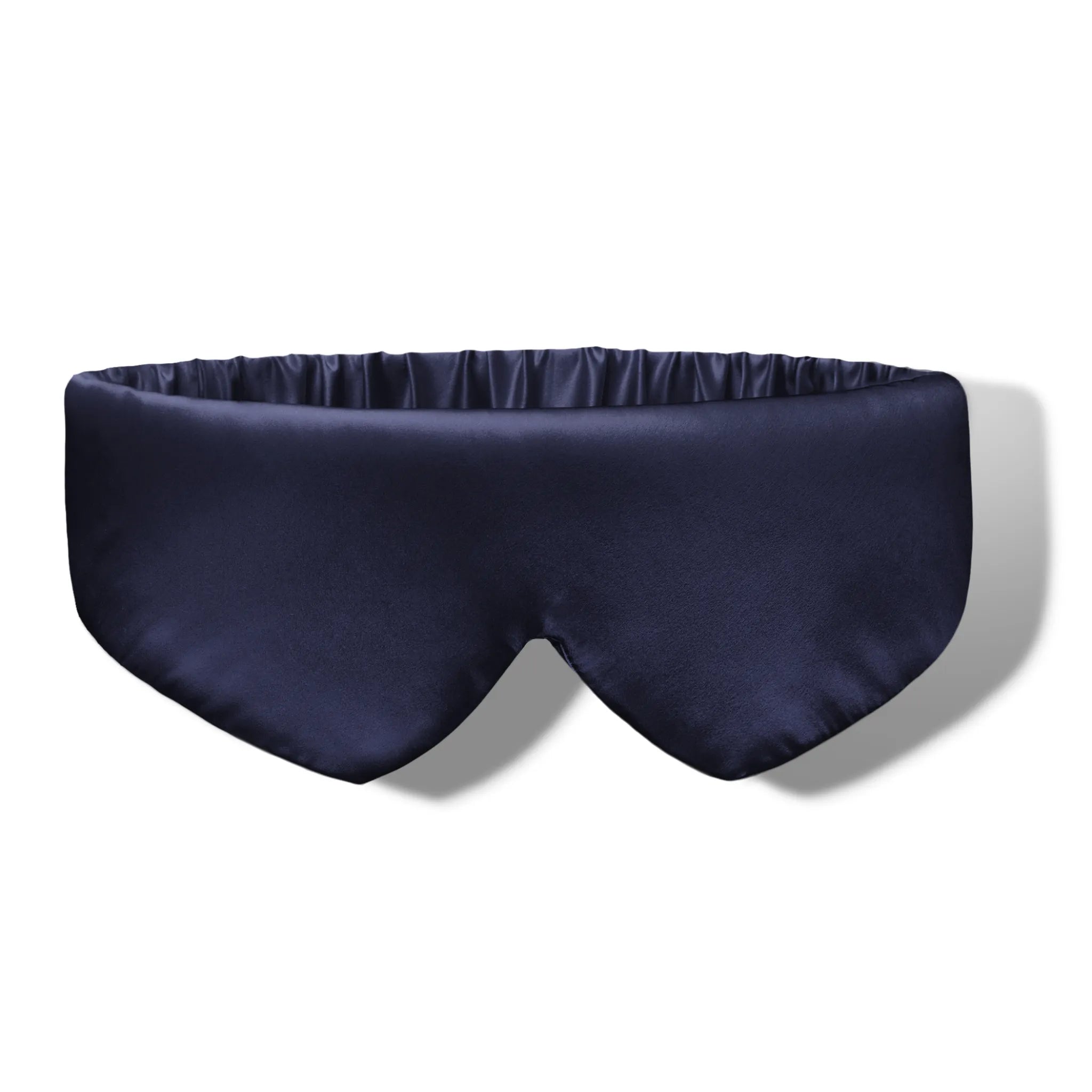 Blue Silk Sleep Mask – Deep Navy