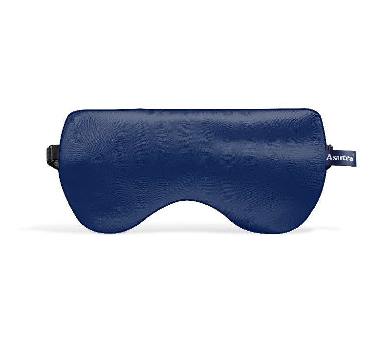 Silk Eye Pillow, Navy Blue Gift Box