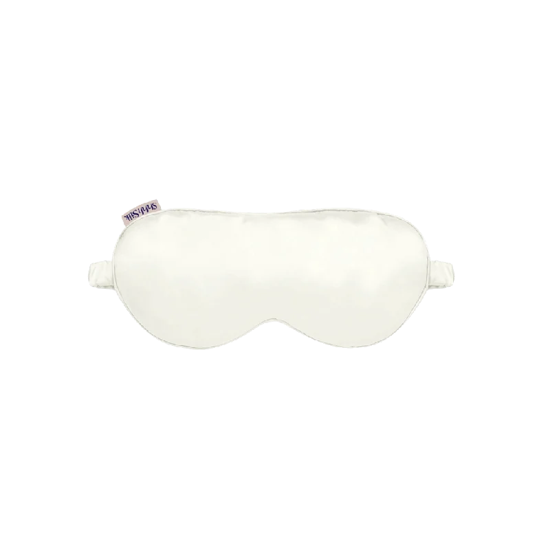 Off White Silk Sleep Mask